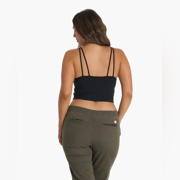 Vuori Performance‎ Crop Dreamknit Black Heather Size X-Small - Picture 4 of 13